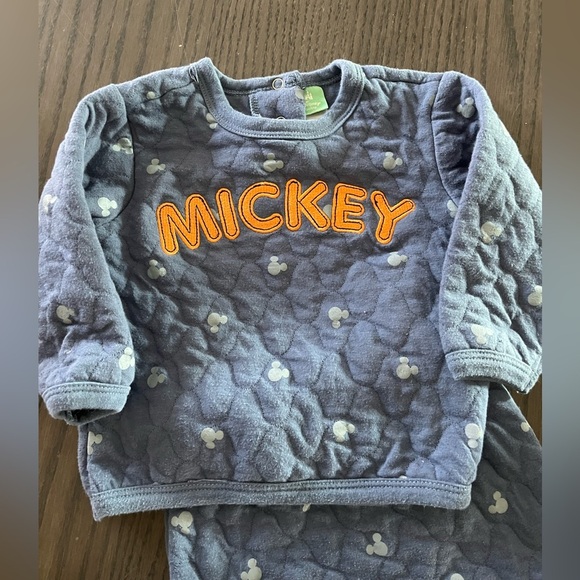Disney Baby Boys Mickey Mouse Quilted Shirt & Pants Set - Picture 3 of 4